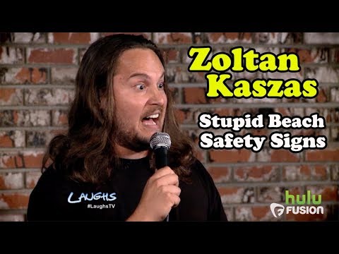 Stupid Beach Safety Signs | Zoltan Kaszas | Stand-Up Comedy